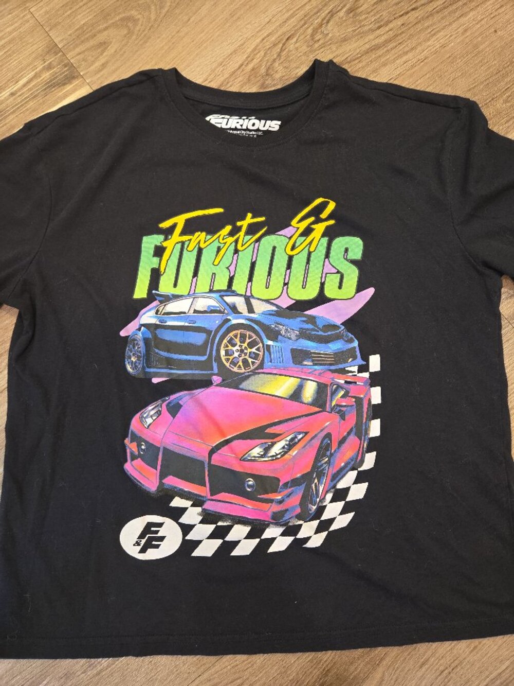 Fast And Furious Movie Crew Neck Short Sleeve T-Shirt - Picture 1 of 4